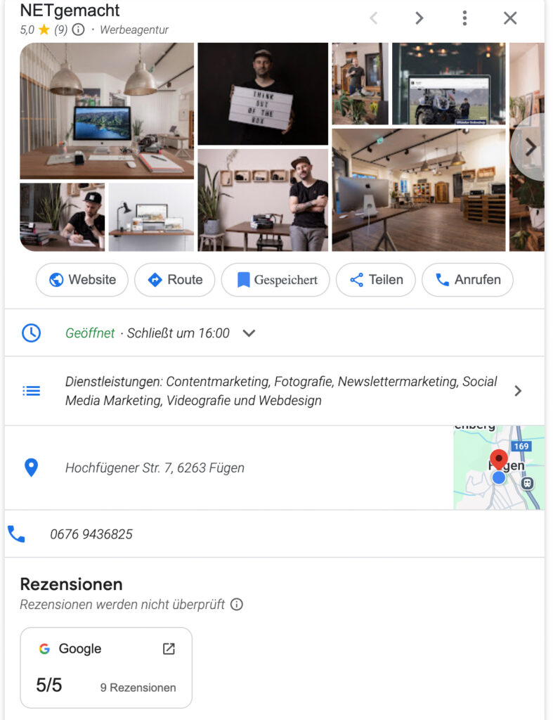 Google Business Profil